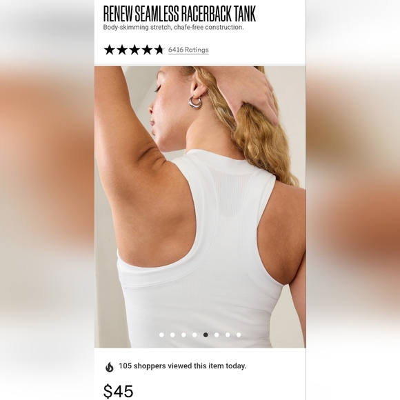 Athleta Seamless Racerback Tank - Picture 5 of 7